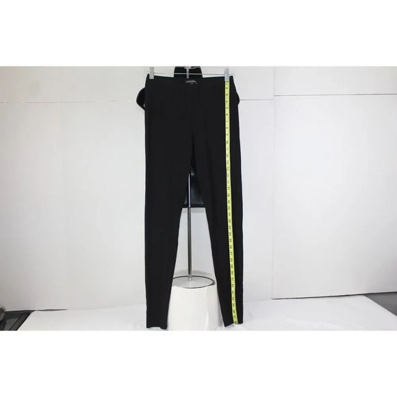 EILEEN FISHER Women's Size S/P Knit Skinny Leggings Mid Rise Pull On Solid Black - Picture 1 of 6